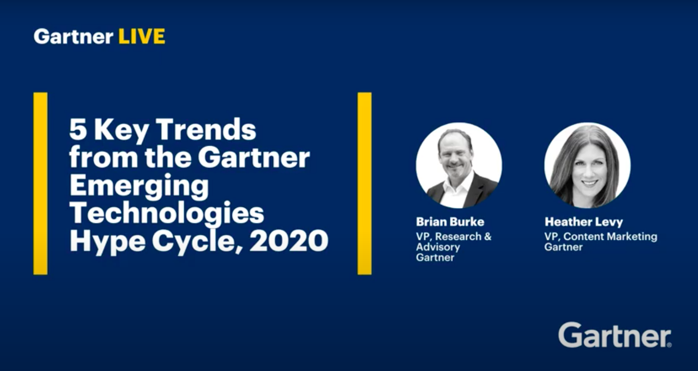5 Key Trends from the Gartner Emerging Technologies Hype Cycle 2020